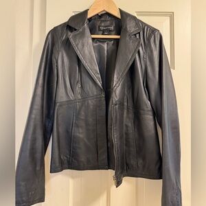 Bagatelle Women’s Black Leather Jacket